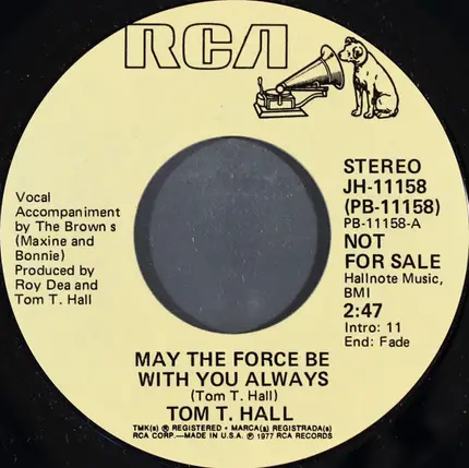 Tom T. Hall - May The Force Be With You Always