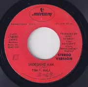 7inch Vinyl Single - Tom T. Hall - Shoeshine Man - Promo