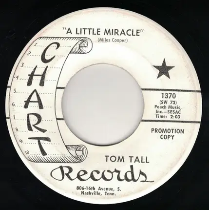 Tom Tall - A Little Miracle / Bad, Bad Tuesday