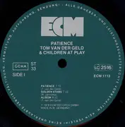 LP - Tom Van Der Geld And Children At Play - Patience