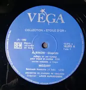 LP - Tomaso Albinoni , Wolfgang Amadeus Mozart , Johann Sebastian Bach , Orchestre De Chambre De Toulous - Adagio - Petite Musique De Nuit - Sérénade Nocturne - Aria