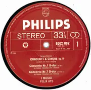 LP - Albinoni, Ayo - Concerti Per Violino Op. 9