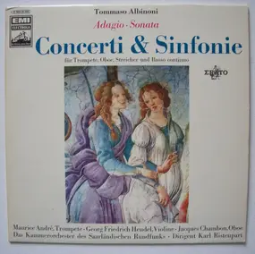 Tomaso Albinoni - Adagio, Concerti, Sonata und Sinfonia für Trompete, Oboe und Basso Continuo