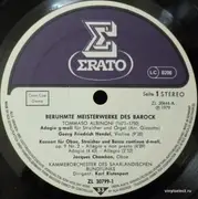 Double LP - Albinoni / Bach / Vivaldi / Pachelbel / Händel - Berühmte Meisterwerke Des Barock - Hardcover Box + Booklet
