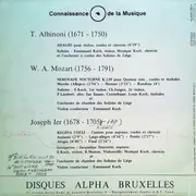 LP - Albinoni / Mozart / Joseph I - Adagio / Sérénade Nocturne / Regina Coeli