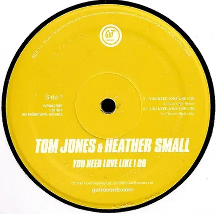 Tom Jones & Heather Small - You Need Love Like I Do