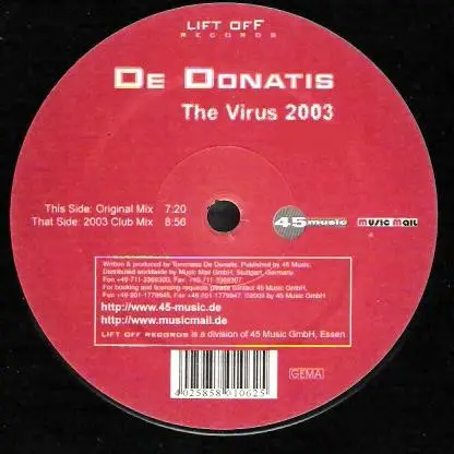 Tommaso De Donatis - The Virus 2003