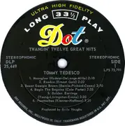LP - Tommy Tedesco - Twangin' Twelve Great Hits