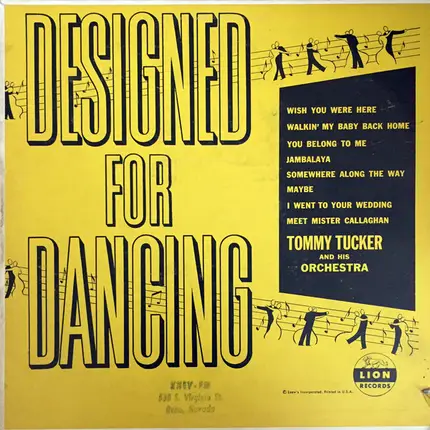 Tommy Tucker And His Orchestra - Designed For Dancing