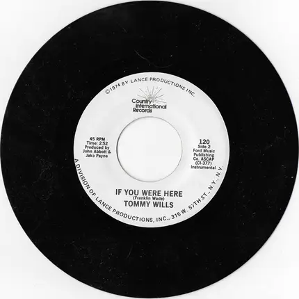 Tommy Wills - Under The Double Eagle /  If You Were Here