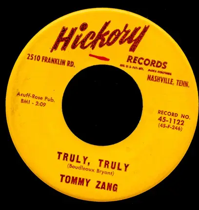 Tommy Zang - I Can't Stop Loving You