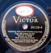 Tommy Dorsey And His Clambake Seven - Thanks For Ev'rything / Do You Remember Last Night?