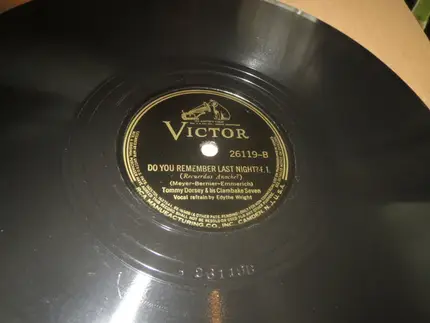 Tommy Dorsey And His Clambake Seven - Thanks For Ev'rything / Do You Remember Last Night?
