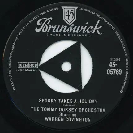 Tommy Dorsey And His Orchestra Starring Warren Covington - I Want To Be Happy Cha Cha