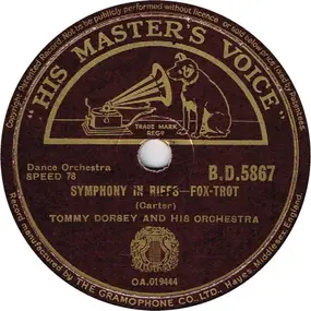 Tommy Dorsey & His Orchestra - Symphony In Riffs / Hawaiian War Chant (Pa-Hu-Wa-Hu-Wai)
