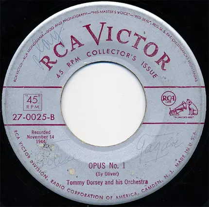 Tommy Dorsey And His Orchestra - Boogie Woogie / Opus No. 1