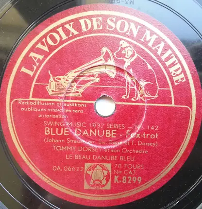 Tommy Dorsey And His Orchestra - Black Eyes / Blue Danube