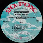 LP - Tommy Dorsey And His Orchestra - His Greatest Arrangements - His Greatest Band