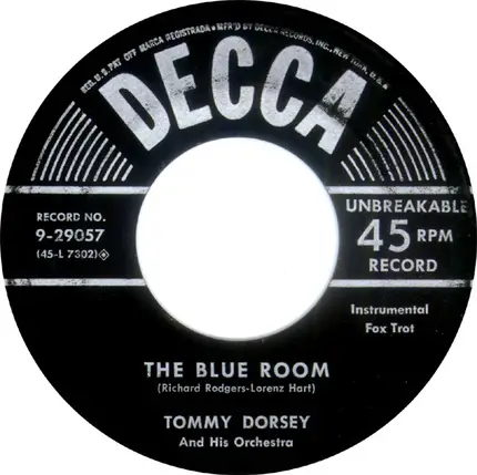 Tommy Dorsey And His Orchestra - Liza Jane / The Blue Room