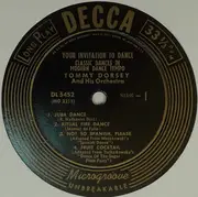 10'' - Tommy Dorsey And His Orchestra - Your Invitation To Dance - Richmond press