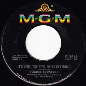 tommy edwards - It's Not The End Of Everything / Blue Heartaches