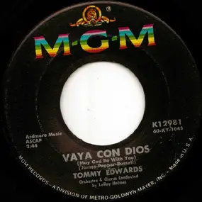 tommy edwards - Vaya Con Dios / One And Twenty