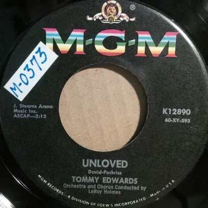 Tommy Edwards - I Really Don't Want To Know