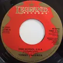 7inch Vinyl Single - Tommy Facenda - High School U.S.A. (Los Angeles Version)/High School U.S.A. (National Version)
