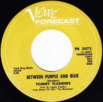 Tommy Flanders - The Moonstone / Between Purple And Blue
