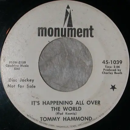 Tommy Hammond - Love, Hate