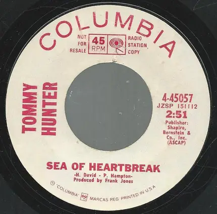 Tommy Hunter - Walk With Your Neighbor / Sea Of Heartbreak