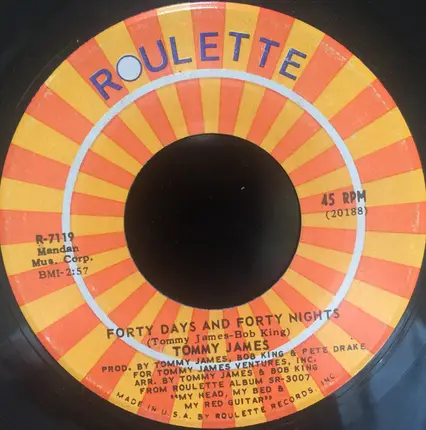 Tommy James - Tell 'Em Willie Boy 'S A'Comin'