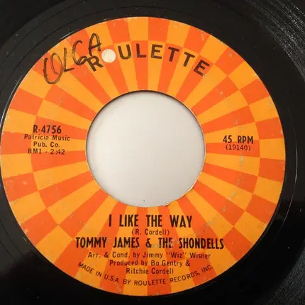 Tommy James & The Shondells - I Like The Way