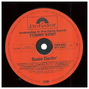 Tommy Kent - Susie Darlin'