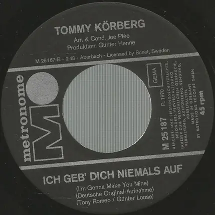 Tommy Körberg - Candy