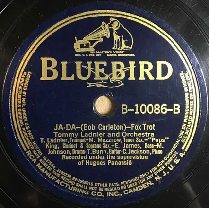 Tommy Ladnier And His Orchestra - Weary Blues / Ja Da