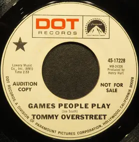 Tommy Overstreet - Games People Play