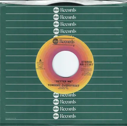 Tommy Overstreet - Better Me