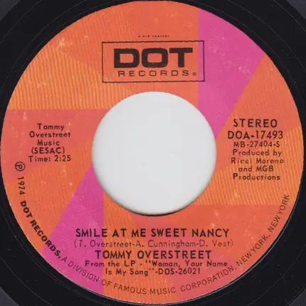 Tommy Overstreet - (Jeannie Marie) You Were A Lady