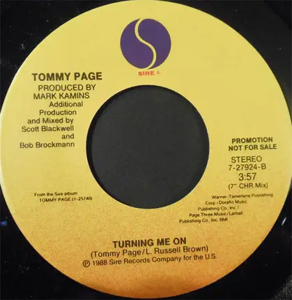 Tommy Page - Turning Me On