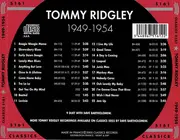 CD - Tommy Ridgley - The Chronological Tommy Ridgley 1949-1954