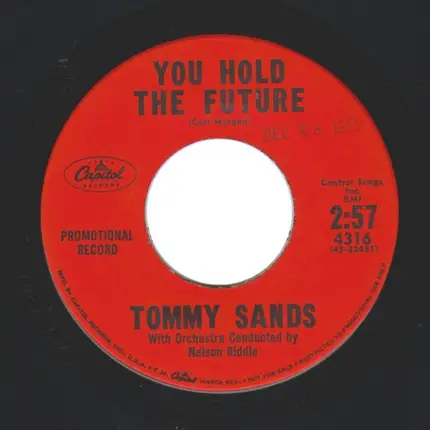 Tommy Sands - You Hold The Future / I Gotta Have You