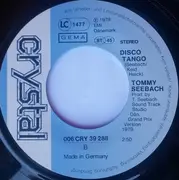 7inch Vinyl Single - Tommy Seebach - Disco Tango