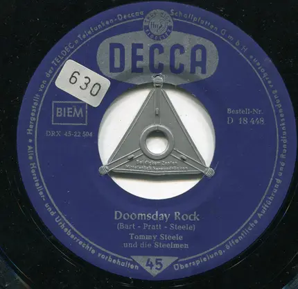 Tommy Steele And The Steelmen - Elevator Rock / Doomsday Rock