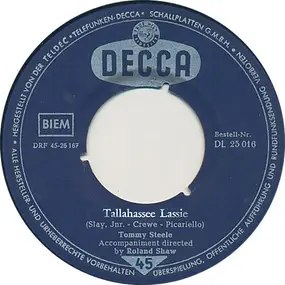 Tommy Steele - Tallahassee Lassie