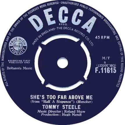 Tommy Steele - Flash, Bang, Wallop