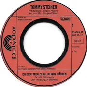 7inch Vinyl Single - Tommy Steiner - Ich Deck' Mich Zu Mit Meinen Träumen
