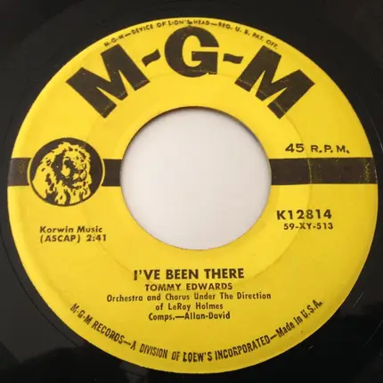 Tommy Edwards - I've Been There