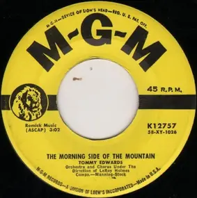 tommy edwards - The Morning Side Of The Mountain / Please Mr. Sun
