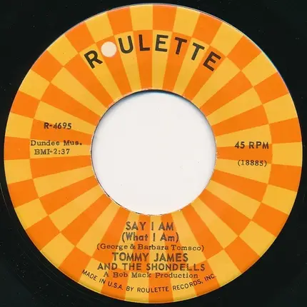 Tommy James & The Shondells - Say I Am (What I Am)